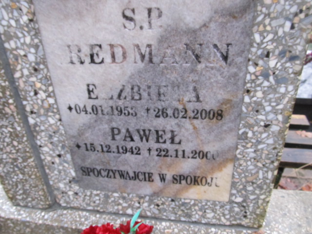 Paweł REDMANN 1942 Słupsk - Grobonet - Wyszukiwarka osób pochowanych