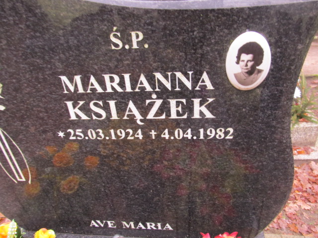 Marianna KSIĄŻEK 1924 Słupsk - Grobonet - Wyszukiwarka osób pochowanych