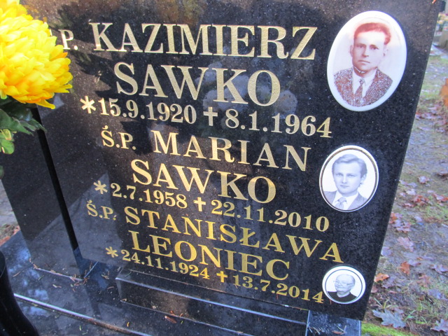 Marian SAWKO 1958 Słupsk - Grobonet - Wyszukiwarka osób pochowanych