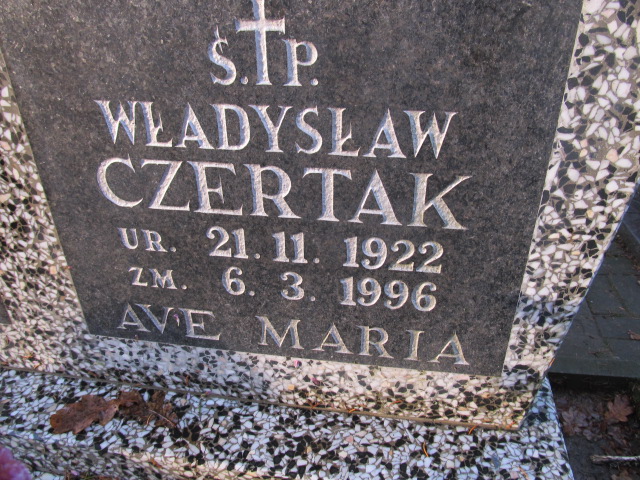 Władysław Czertak 1922 Słupsk - Grobonet - Wyszukiwarka osób pochowanych