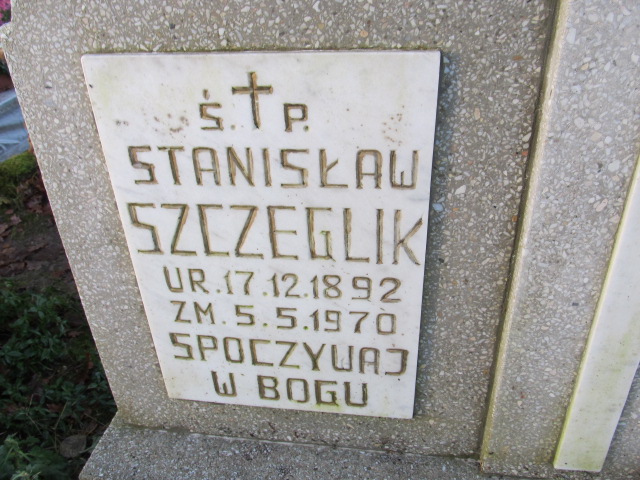 Stanisław SZCZEGLIK 1892 Słupsk - Grobonet - Wyszukiwarka osób pochowanych