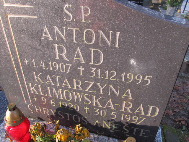 Antoni RAD 1907 Słupsk - Grobonet - Wyszukiwarka osób pochowanych