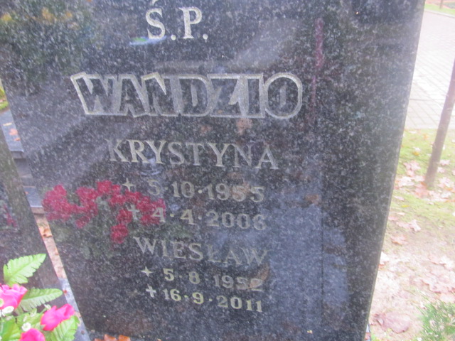 Krystyna WANDZIO 1955 Słupsk - Grobonet - Wyszukiwarka osób pochowanych