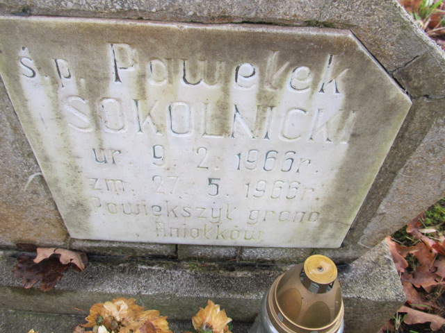 Paweł SOKOLNICKI 1966 Słupsk - Grobonet - Wyszukiwarka osób pochowanych
