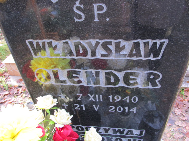Władysław OLENDER 1940 Słupsk - Grobonet - Wyszukiwarka osób pochowanych