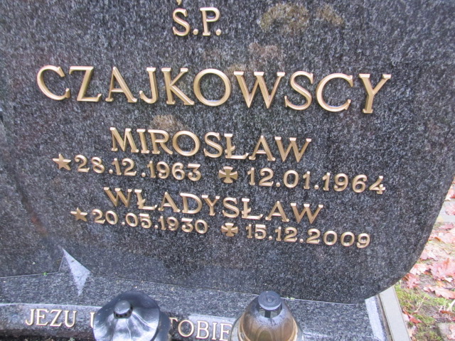 Władysław CZAJKOWSKI 1930 Słupsk - Grobonet - Wyszukiwarka osób pochowanych