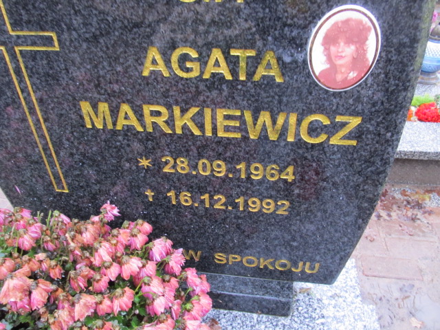 Agata MARKIEWICZ 1964 Słupsk - Grobonet - Wyszukiwarka osób pochowanych