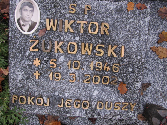 Wiktor ŻUKOWSKI 1946 Słupsk - Grobonet - Wyszukiwarka osób pochowanych