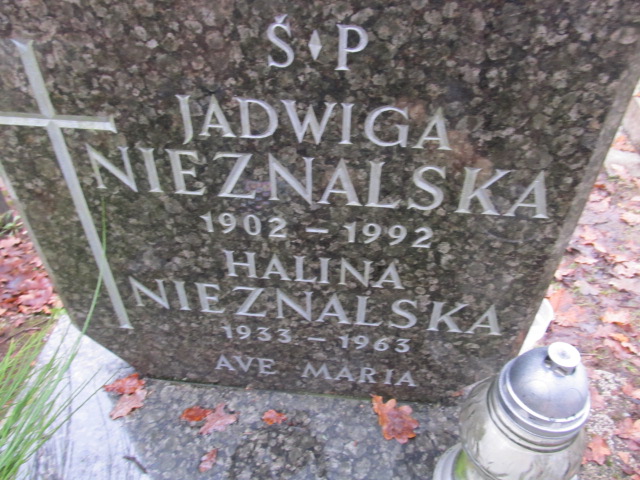 Jadwiga NIEZNALSKA 1902 Słupsk - Grobonet - Wyszukiwarka osób pochowanych