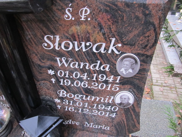 Wanda SŁOWAK 1941 Słupsk - Grobonet - Wyszukiwarka osób pochowanych