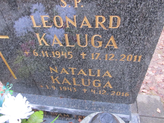 Leonard KALUGA 1945 Słupsk - Grobonet - Wyszukiwarka osób pochowanych