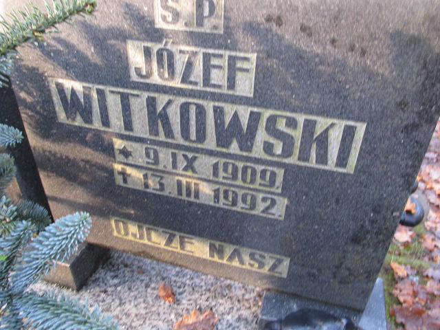 Bronisława WITKOWSKA 1910 Słupsk - Grobonet - Wyszukiwarka osób pochowanych