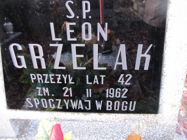 Leon GRZELAK 1920 Słupsk - Grobonet - Wyszukiwarka osób pochowanych