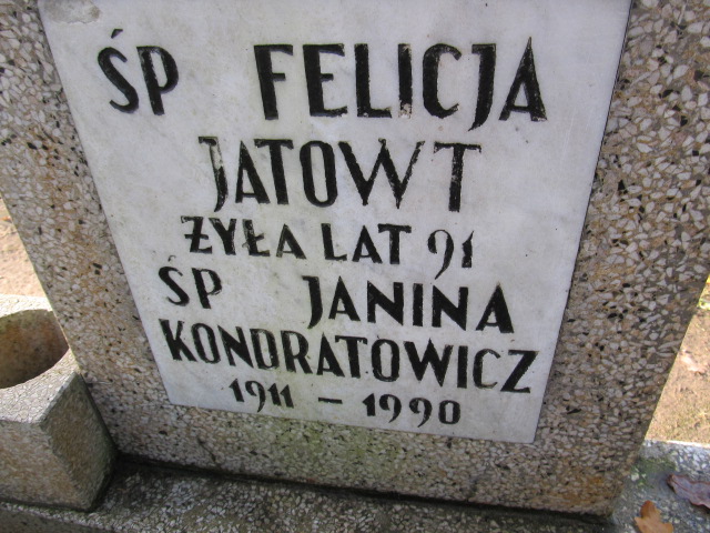 Felicja Jatowit 1884 Słupsk - Grobonet - Wyszukiwarka osób pochowanych