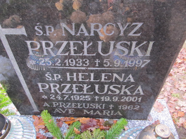 Helena PRZEŁUSKA 1925 Słupsk - Grobonet - Wyszukiwarka osób pochowanych