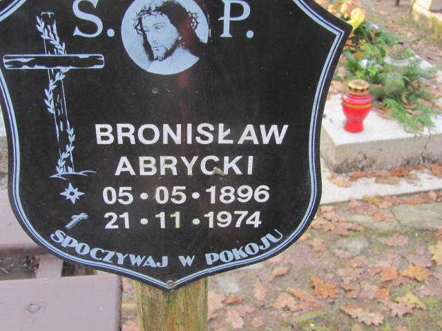 Bronisław ABRYCKI 1896 Słupsk - Grobonet - Wyszukiwarka osób pochowanych