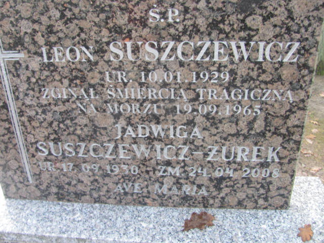 Leon SUSZCZEWICZ 1929 Słupsk - Grobonet - Wyszukiwarka osób pochowanych