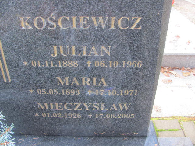Mieszysław KOŚCIEWICZ 1926 Słupsk - Grobonet - Wyszukiwarka osób pochowanych