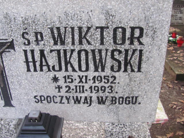 Andrzej HAJKOWSKI 1978 Słupsk - Grobonet - Wyszukiwarka osób pochowanych