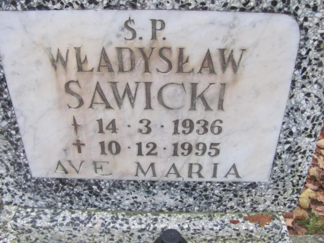 Władysław SAWICKI 1936 Słupsk - Grobonet - Wyszukiwarka osób pochowanych