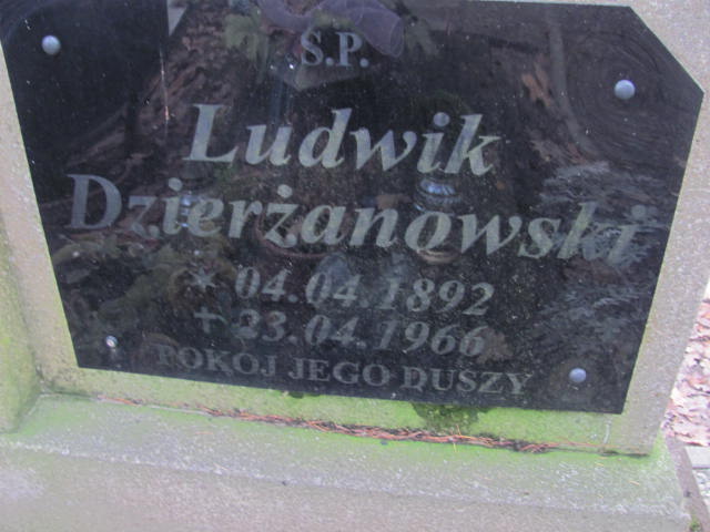 Ludwik DZIERŻANOWSKI 1892 Słupsk - Grobonet - Wyszukiwarka osób pochowanych
