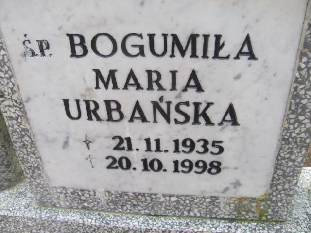 Bogumiła URBAŃSKA 1935 Słupsk - Grobonet - Wyszukiwarka osób pochowanych