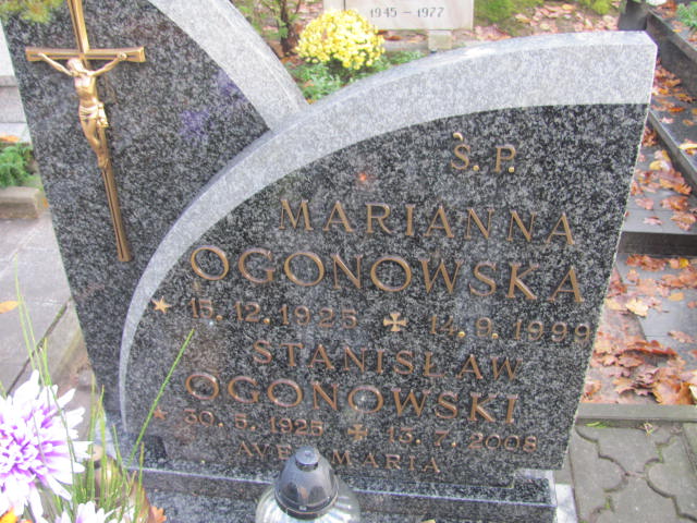 Marianna OGONOWSKA 1925 Słupsk - Grobonet - Wyszukiwarka osób pochowanych