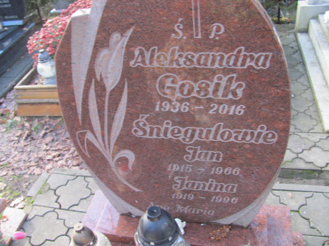 Aleksandra GOSIK 1936 Słupsk - Grobonet - Wyszukiwarka osób pochowanych