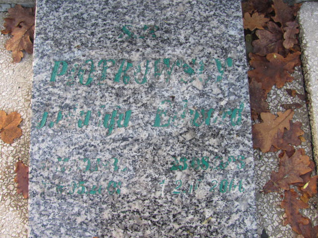 Edward PIOTROWSKI 1923 Słupsk - Grobonet - Wyszukiwarka osób pochowanych