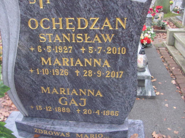 Marianna GAJ 1889 Słupsk - Grobonet - Wyszukiwarka osób pochowanych