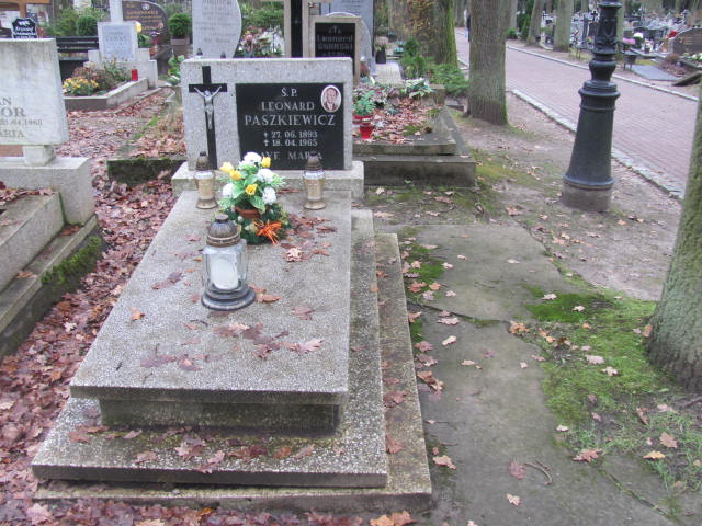 Grób LEONARD PASZKIEWICZ