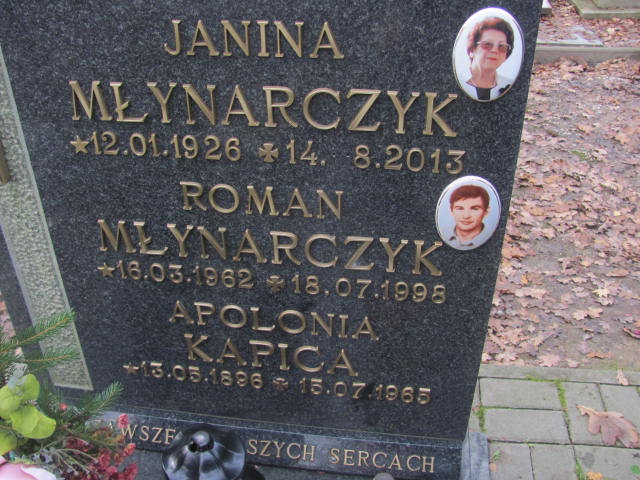 Janina MŁYNARCZYK 1926 Słupsk - Grobonet - Wyszukiwarka osób pochowanych