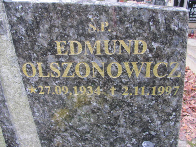 Krystyna OLSZONOWICZ 1936 Słupsk - Grobonet - Wyszukiwarka osób pochowanych