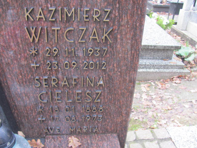 Serafina Cielesz 1888 Słupsk - Grobonet - Wyszukiwarka osób pochowanych