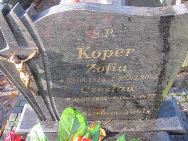 Czesław KOPER 1932 Słupsk - Grobonet - Wyszukiwarka osób pochowanych