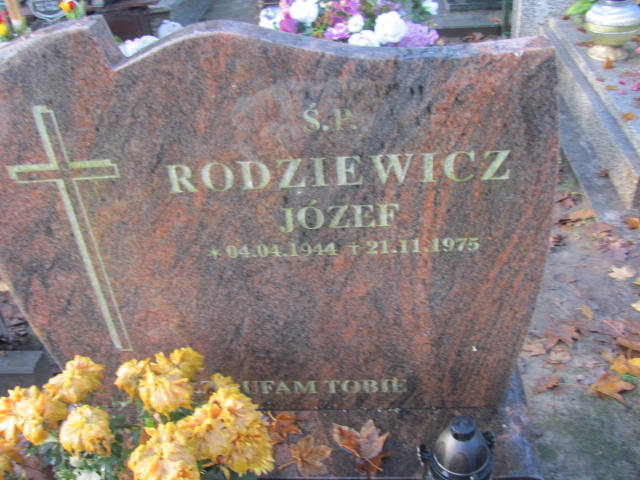 Józef RODZIEWICZ 1944 Słupsk - Grobonet - Wyszukiwarka osób pochowanych