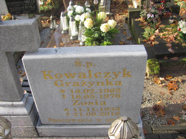 Grażyna KOWALCZYK 1962 Słupsk - Grobonet - Wyszukiwarka osób pochowanych