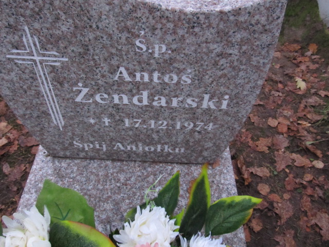 Antoni ŻENDARSKI 1974 Słupsk - Grobonet - Wyszukiwarka osób pochowanych
