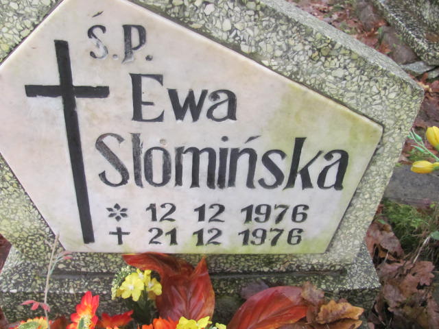 Ewa SŁOMIŃSKA 1976 Słupsk - Grobonet - Wyszukiwarka osób pochowanych
