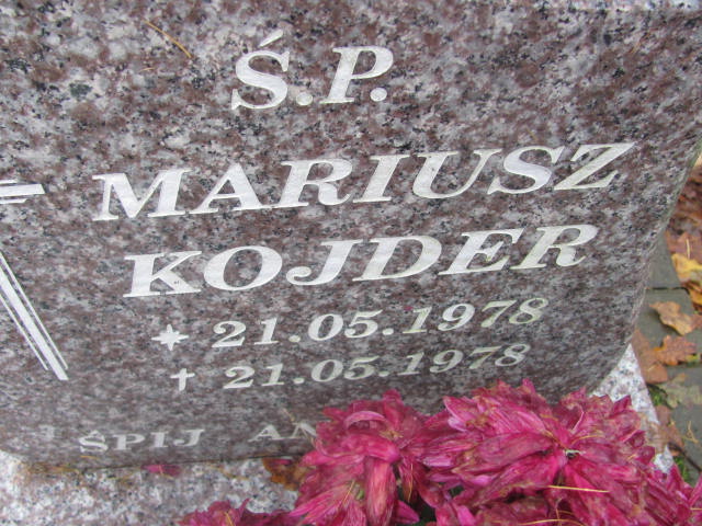 Mariusz KOJDER 1978 Słupsk - Grobonet - Wyszukiwarka osób pochowanych