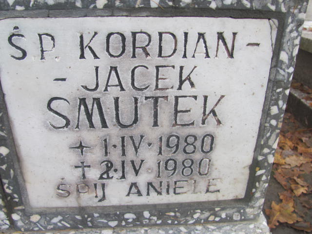 KORDIAN JACEK SMUTEK 1980 Słupsk - Grobonet - Wyszukiwarka osób pochowanych
