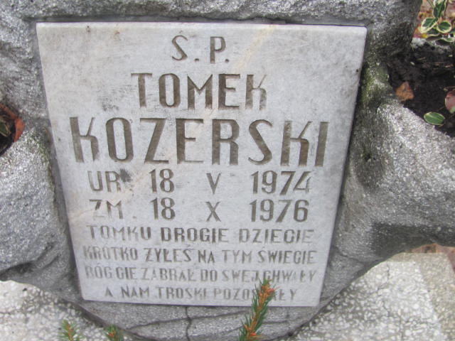 Tomasz KOZERSKI 1974 Słupsk - Grobonet - Wyszukiwarka osób pochowanych