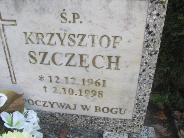 Krzysztof SZCZĘCH 1961 Słupsk - Grobonet - Wyszukiwarka osób pochowanych