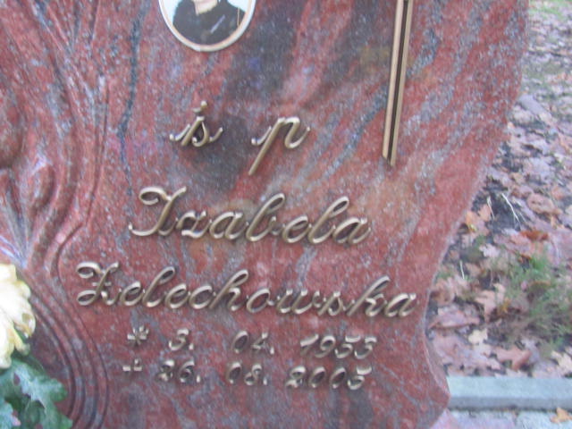 Izabela ŻELECHOWSKA 1953 Słupsk - Grobonet - Wyszukiwarka osób pochowanych