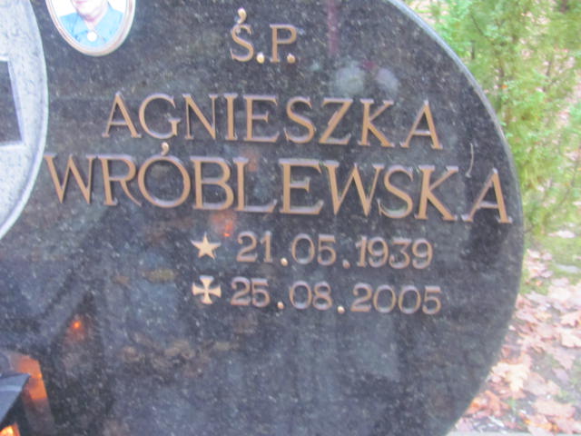 Agnieszka WRÓBLEWSKA 1939 Słupsk - Grobonet - Wyszukiwarka osób pochowanych