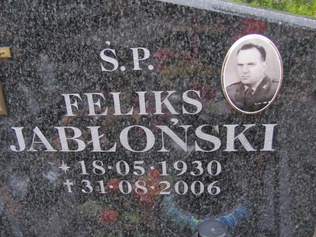Feliks JABŁOŃSKI 1930 Słupsk - Grobonet - Wyszukiwarka osób pochowanych