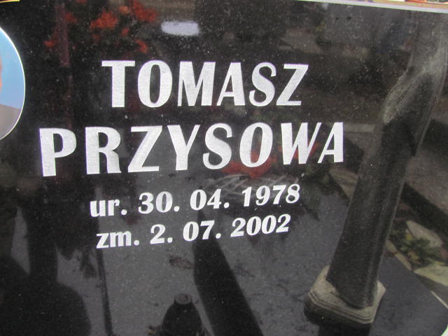 Tomasz PRZYSOWA 1978 Słupsk - Grobonet - Wyszukiwarka osób pochowanych