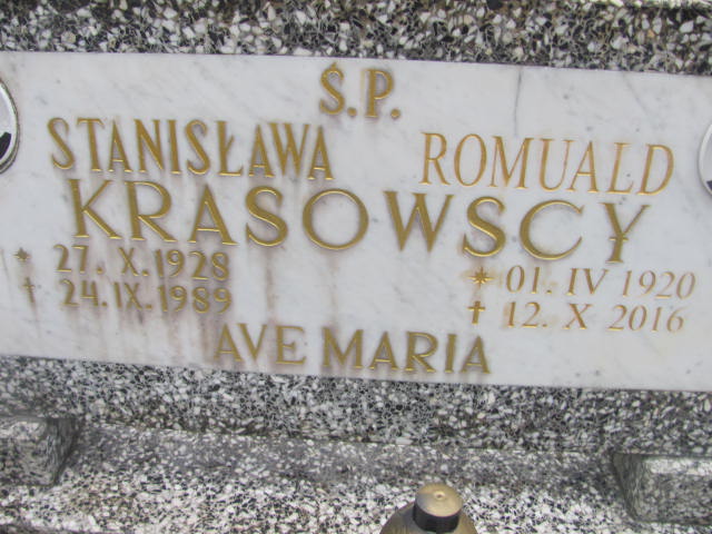 Romuald KRASOWSKI 1920 Słupsk - Grobonet - Wyszukiwarka osób pochowanych