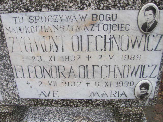 Eleonora Olechnowicz 1937 Słupsk - Grobonet - Wyszukiwarka osób pochowanych