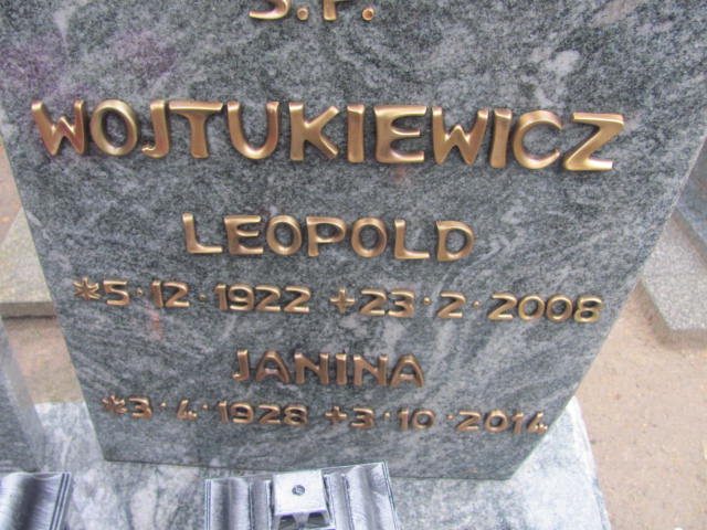 Janina WOJTUKIEWICZ 1928 Słupsk - Grobonet - Wyszukiwarka osób pochowanych